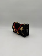 Chanel Coco Beach 2026 Mini Flapbag Black Mesh & Gold Tone Metal