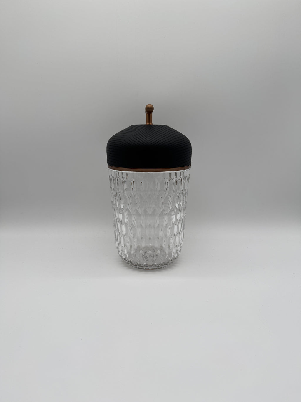 Saint-Louis Folia Portable Lamp Black Wood Bronze Anodized