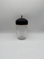 Saint-Louis Folia Portable Lamp Black Wood Bronze Anodized