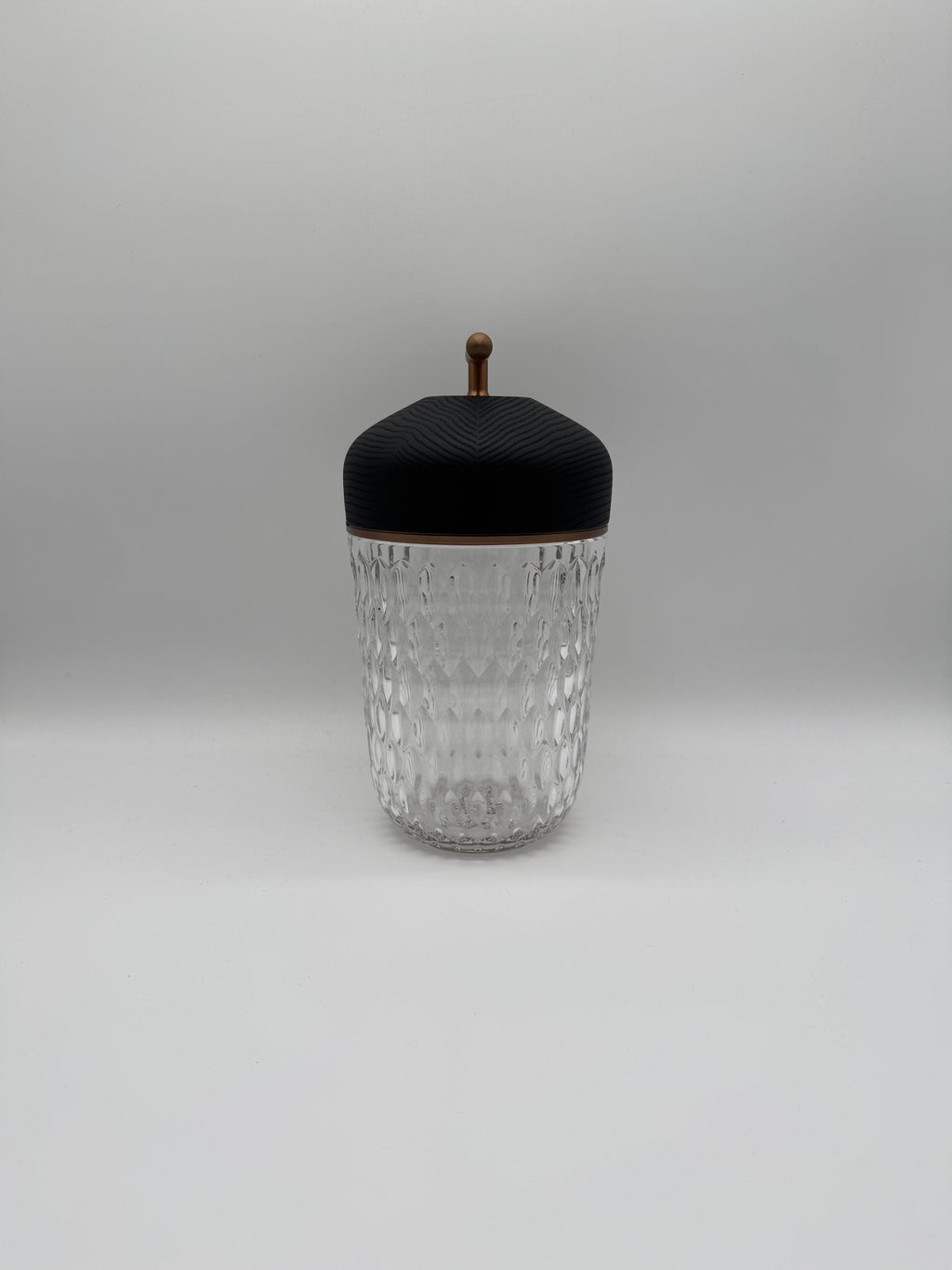 Saint-Louis Folia Portable Lamp Black Wood Bronze Anodized