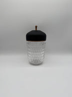 Saint-Louis Folia Portable Lamp Black Wood Bronze Anodized