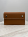 Hermès Pochette Hermesnap Wallet Gold Epsom Palladium Hardware
