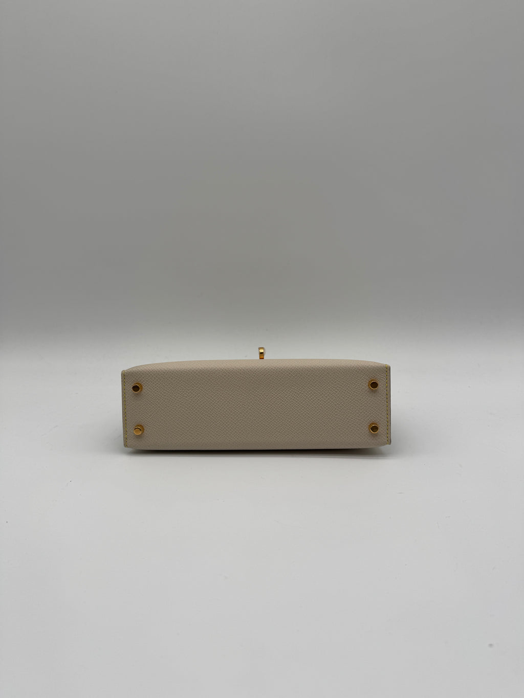 Hermès K20 HSS Craie, Vert Cricket Epsom Gold Hardware