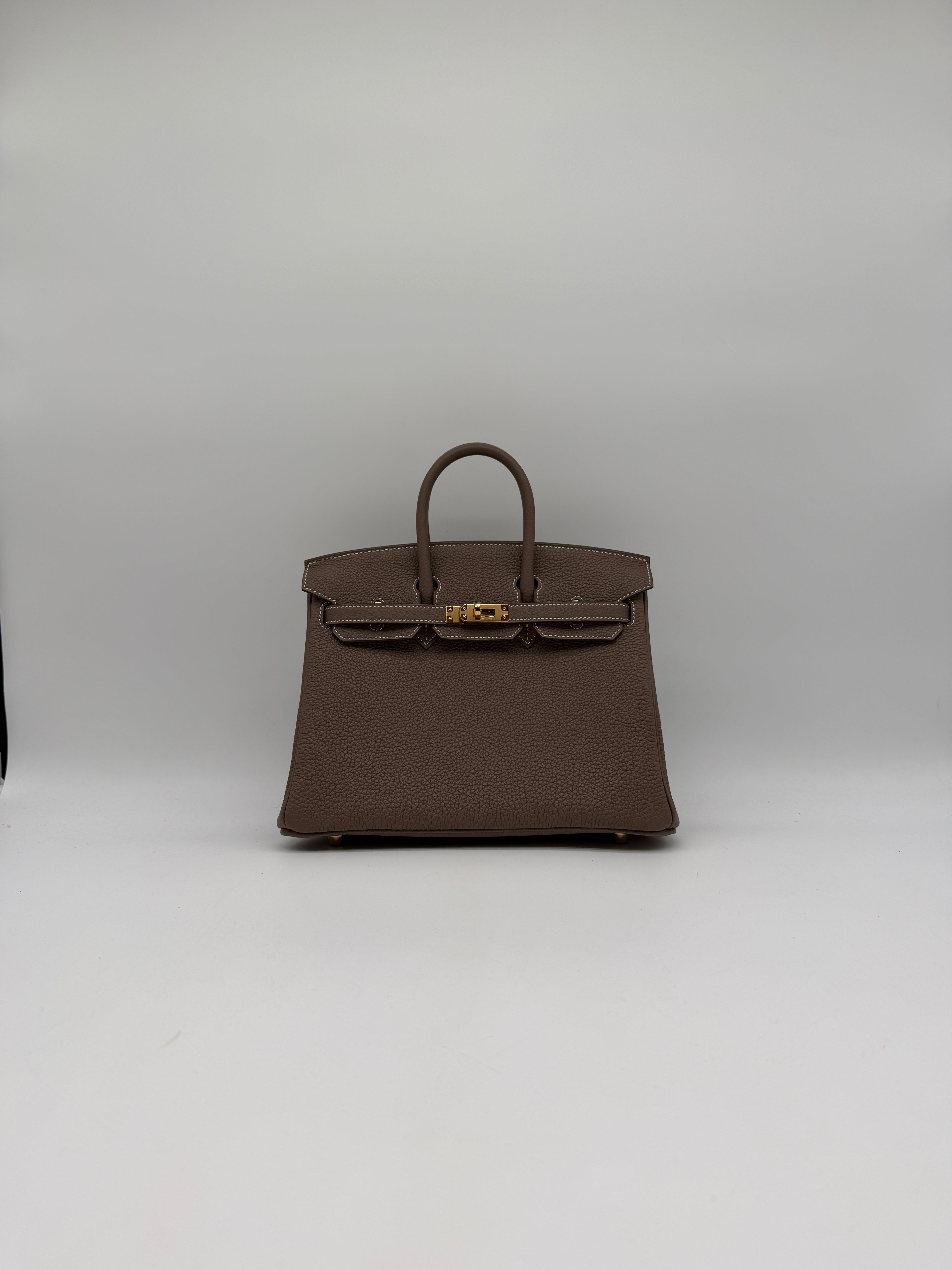 Hermès Birkin 25 Etoupe Togo Gold Hardware