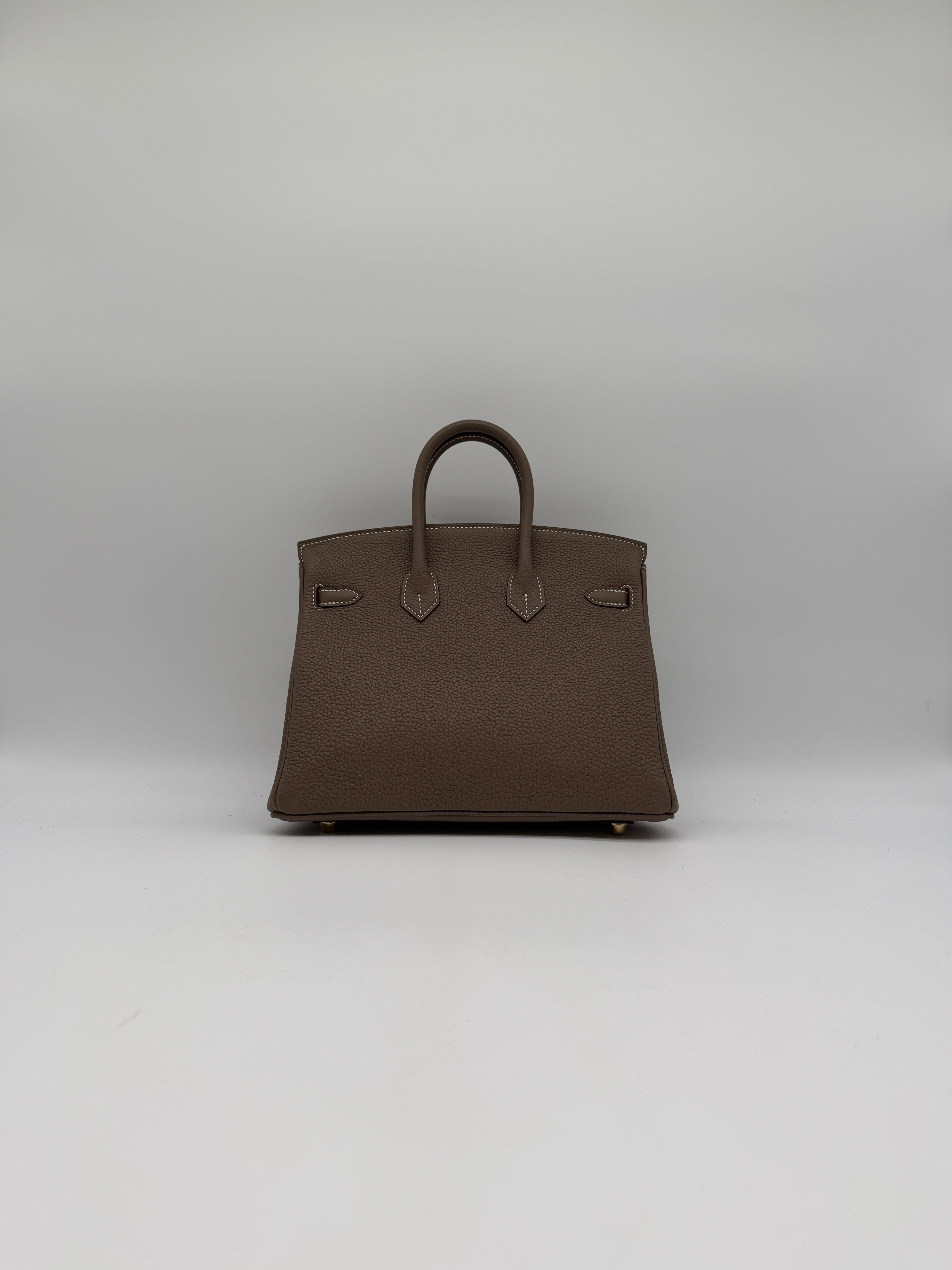 Hermès Birkin 25 Etoupe Togo Gold Hardware