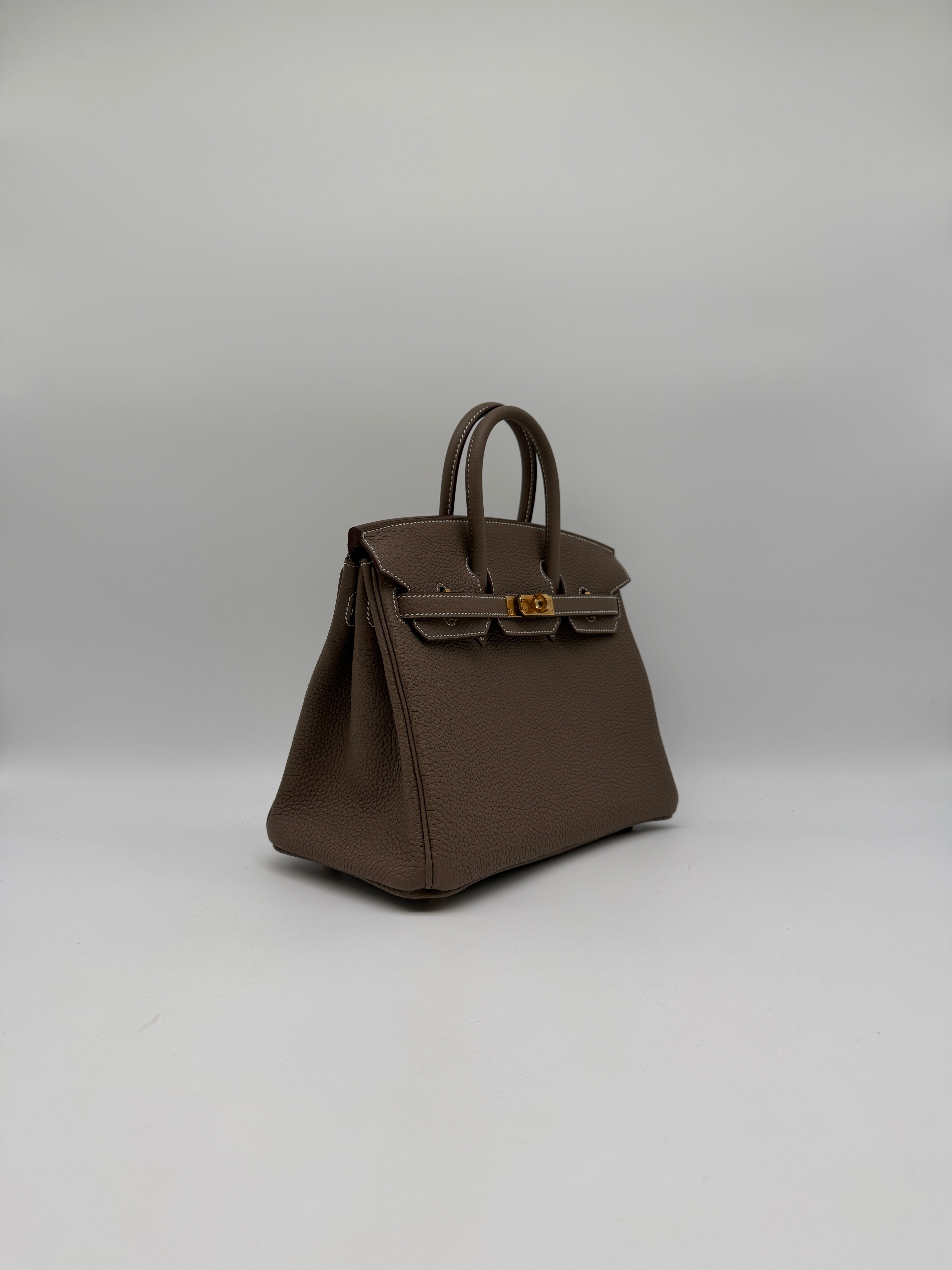 Hermès Birkin 25 Etoupe Togo Gold Hardware