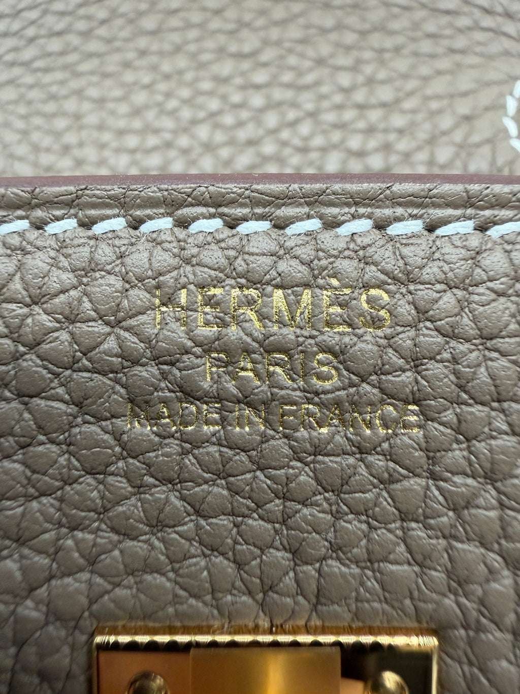 Hermès Birkin 25 Etoupe Togo Gold Hardware