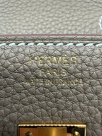 Hermès Birkin 25 Etoupe Togo Gold Hardware