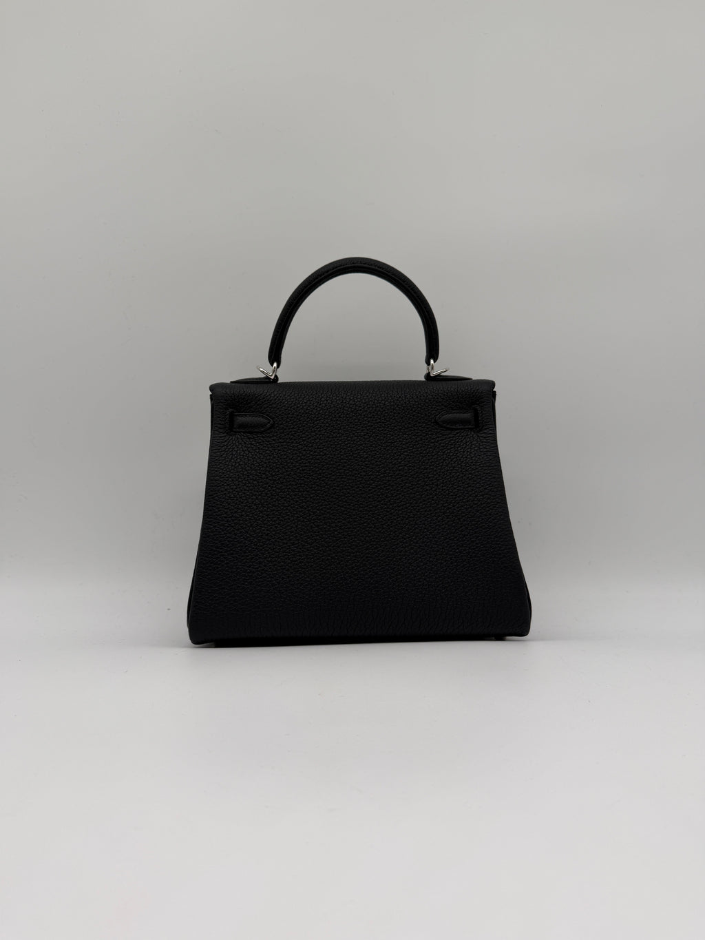 Hermès Kelly 25 Black Togo Palladium Hardware