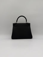 Hermès Kelly 25 Black Togo Palladium Hardware