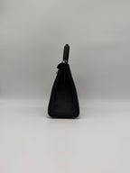 Hermès Kelly 25 Black Togo Palladium Hardware