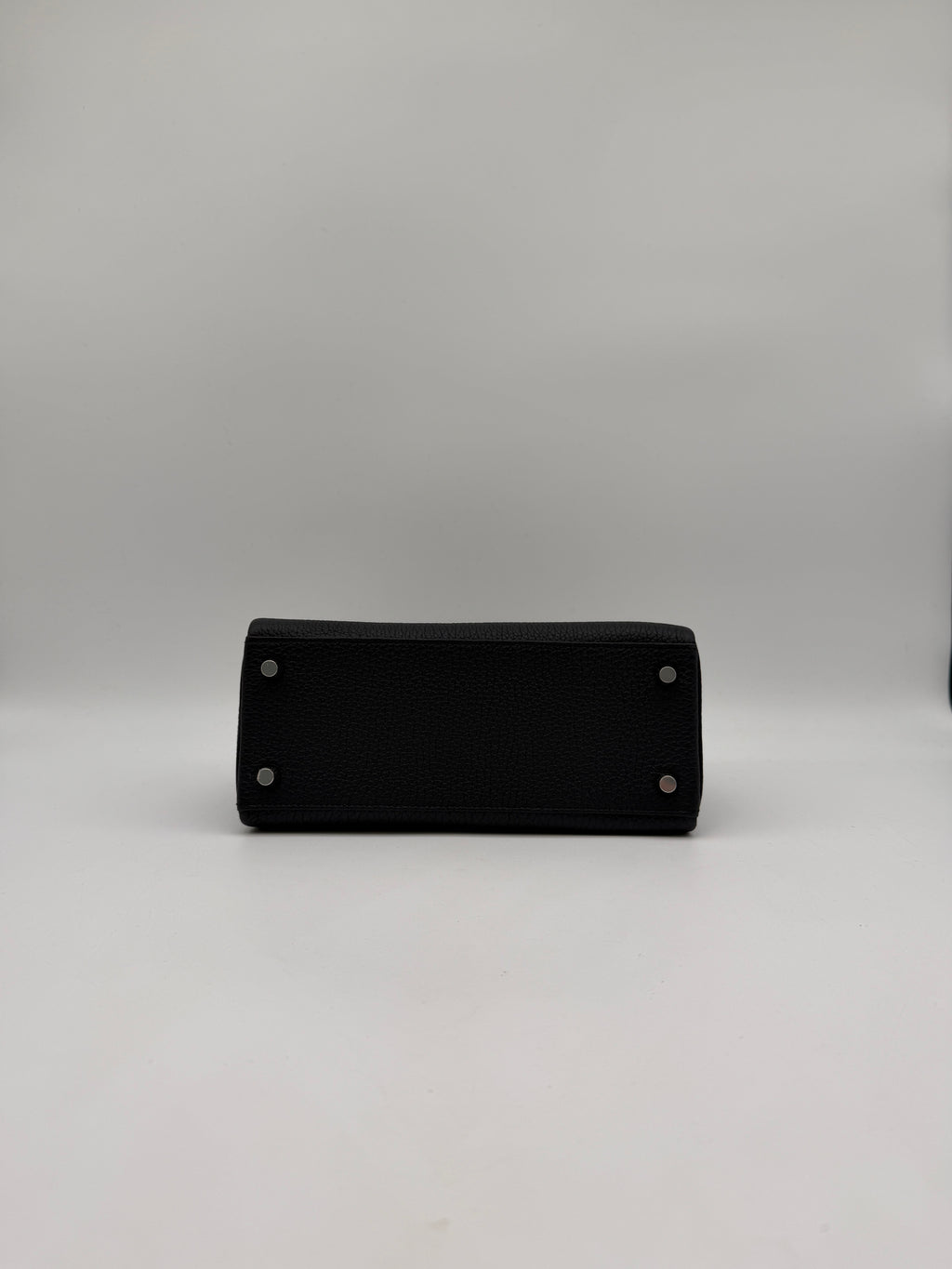 Hermès Kelly 25 Black Togo Palladium Hardware