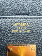 Hermès Birkin 30 Black Togo Gold Hardware