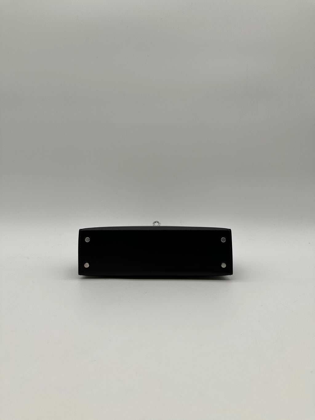 Hermès Mini Kelly Black Box LeatherPalladium Hardware