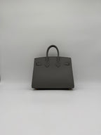 Hermès Birkin 25 Sellier Gris Meyer Madame Gold Hardware