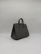 Hermès Birkin 25 Sellier Gris Meyer Madame Gold Hardware