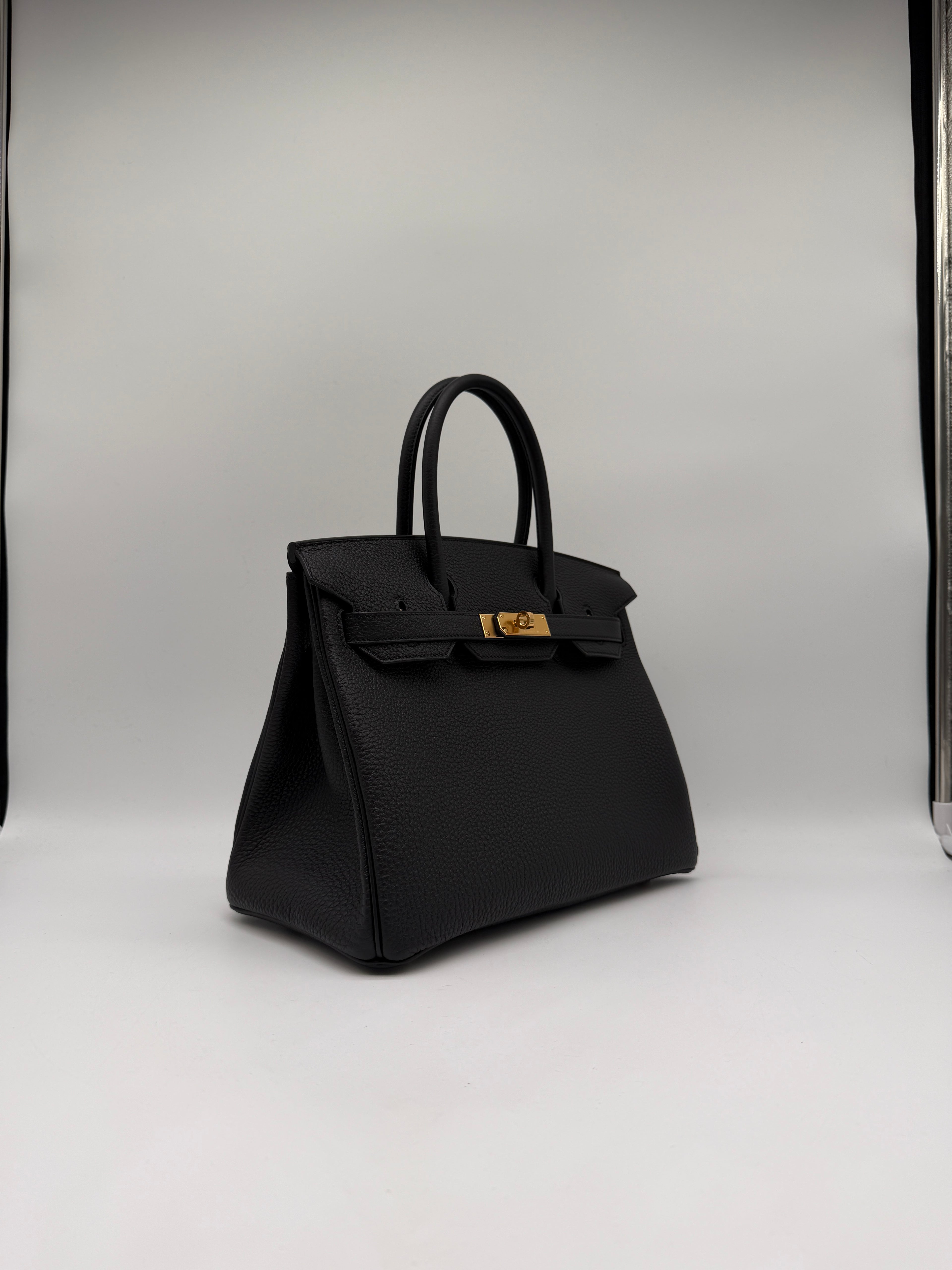 Hermès Birkin 30 Black Togo Gold Hardware