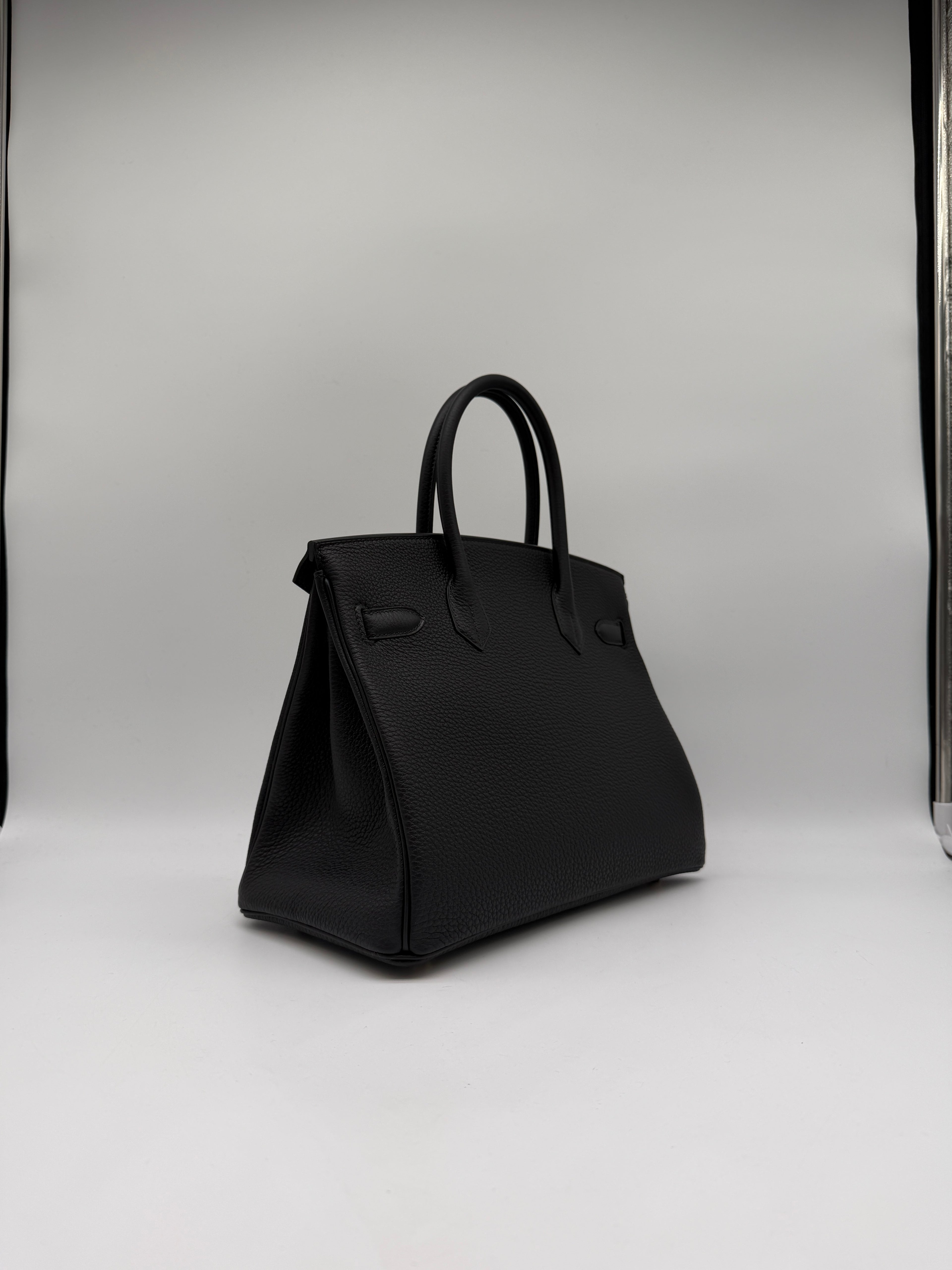 Hermès Birkin 30 Black Togo Gold Hardware