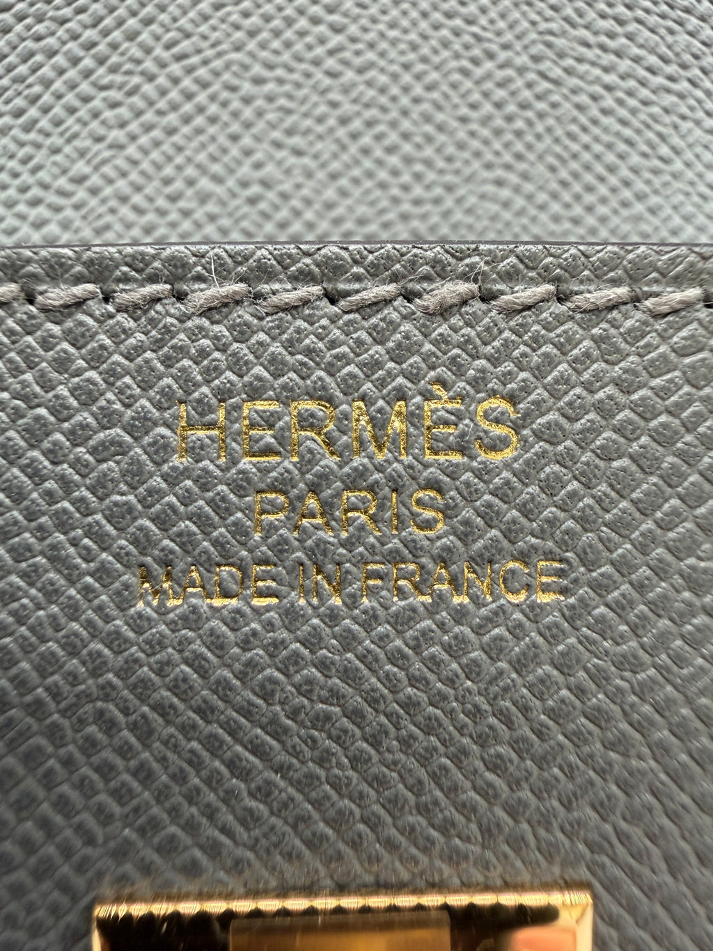Hermès Birkin 25 Sellier Gris Meyer Madame Gold Hardware