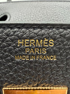 Hermès Birkin 30 Black Togo Gold Hardware