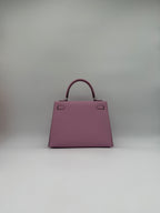 Kelly 25 Sylveter Mauve Epsom Palladium Hardware