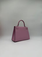 Kelly 25 Sylveter Mauve Epsom Palladium Hardware