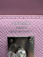 Kelly 25 Sylveter Mauve Epsom Palladium Hardware