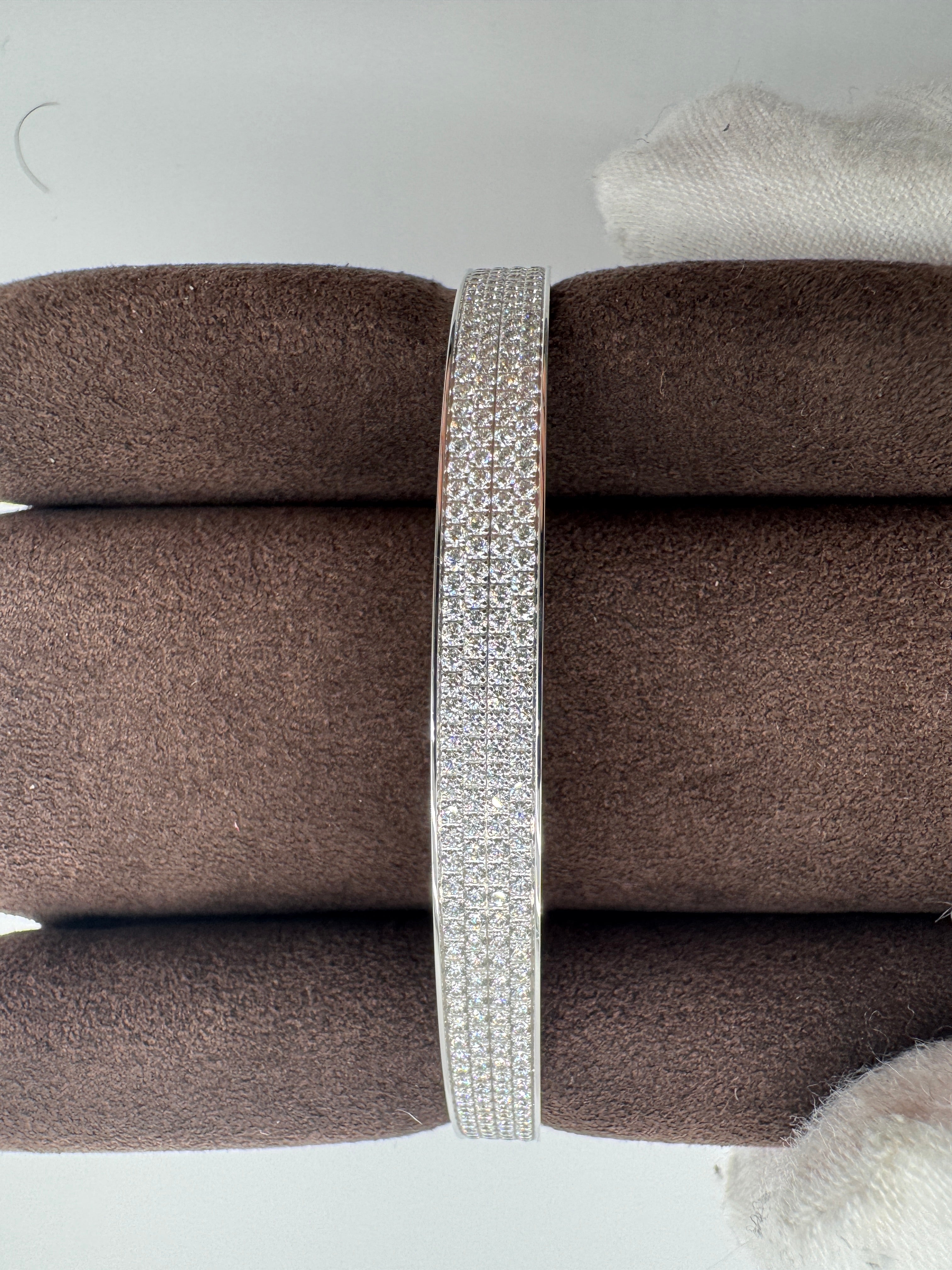 Hermès Kelly bracelet Small Model Full Diamond, 539D 3.40ct