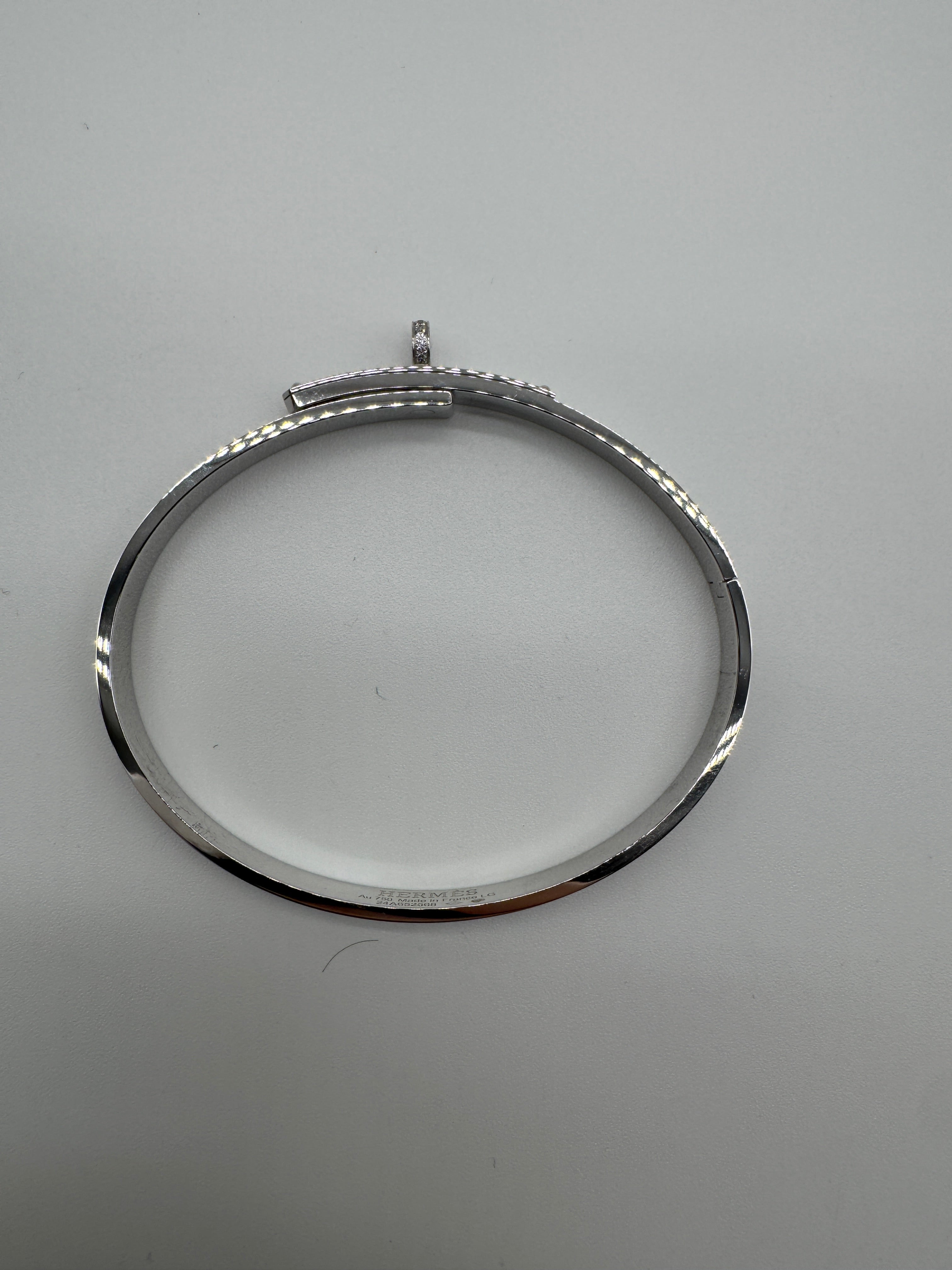 Hermès Kelly bracelet Small Model Full Diamond, 539D 3.40ct