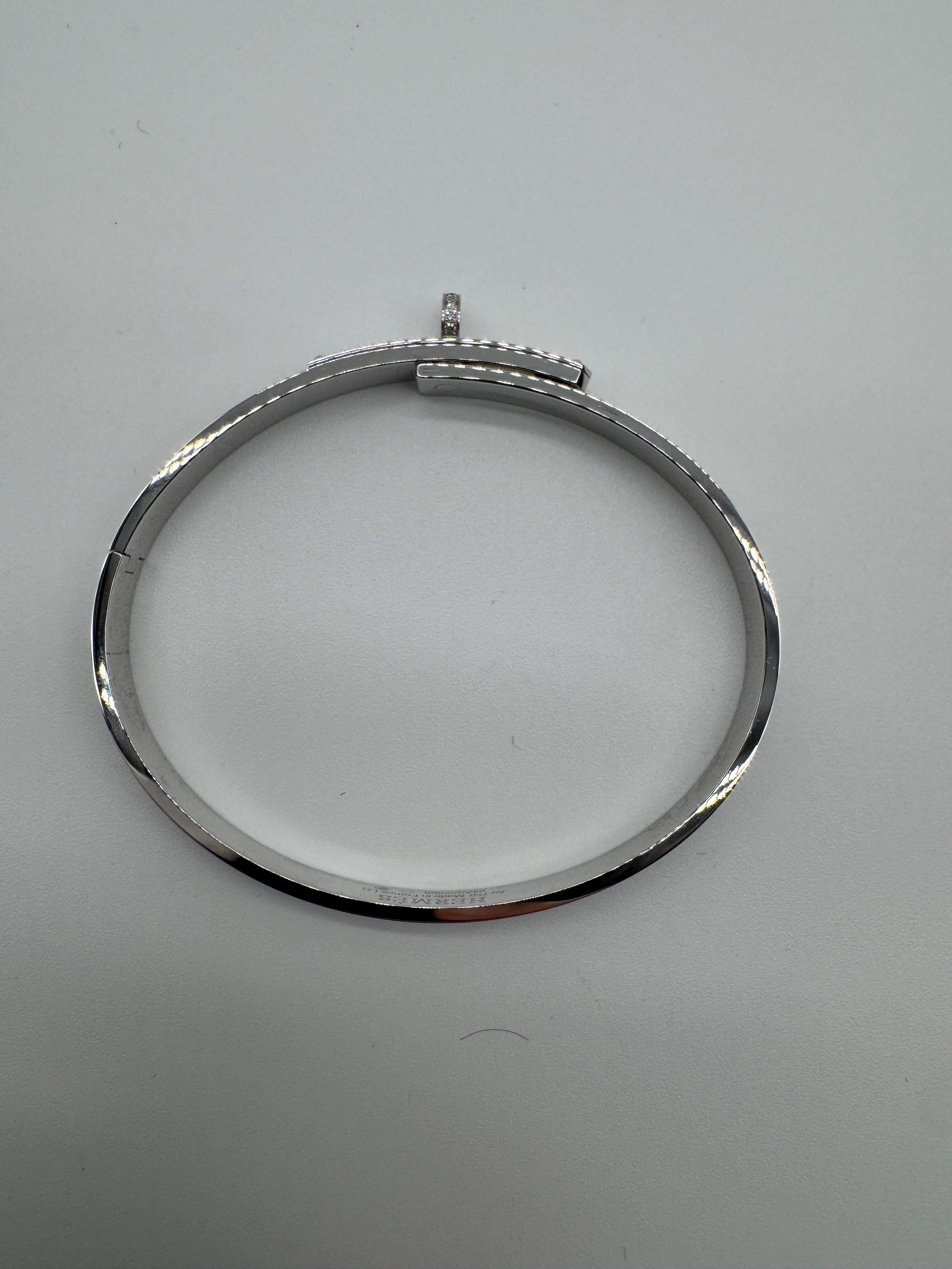 Hermès Kelly bracelet Small Model Full Diamond, 539D 3.40ct
