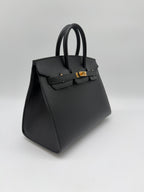 Hermès Birkin 25 Black Epsom Sellier Gold Hardware