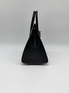 Hermès Birkin 25 Black Epsom Sellier Gold Hardware