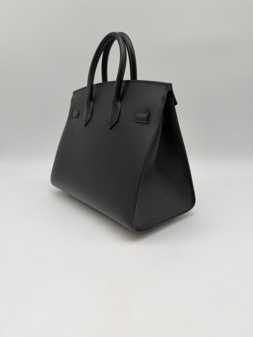 Hermès Birkin 25 Black Epsom Sellier Gold Hardware