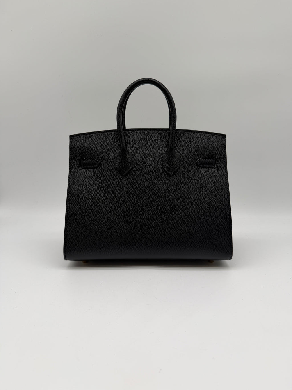 Hermès Birkin 25 Black Epsom Sellier Gold Hardware