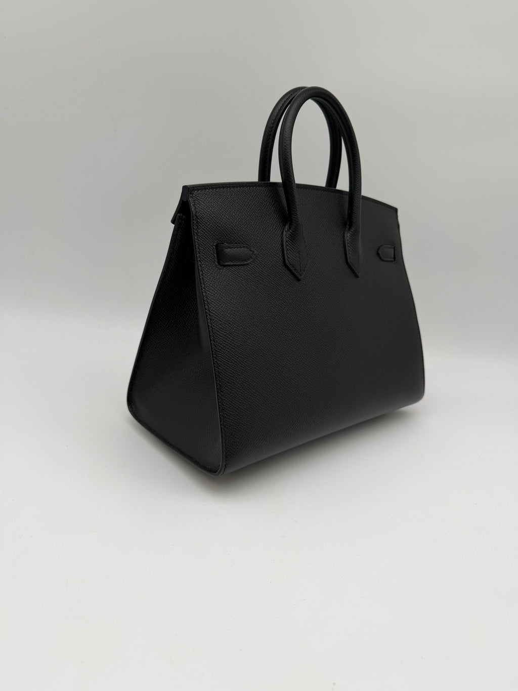 Hermès Birkin 25 Black Epsom Sellier Gold Hardware