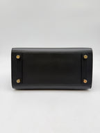 Hermès Birkin 25 Black Epsom Sellier Gold Hardware