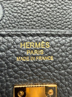 Hermès Birkin 25 Plomb Togo Gold Hardware