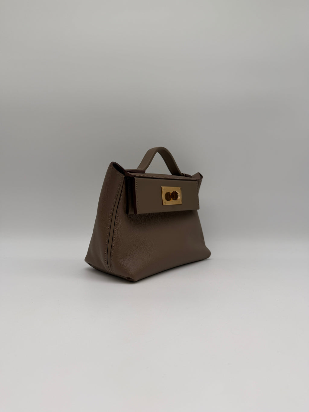 Hermès 24/24 - 21 Etoupe Evercolor/Swift Gold Hardware