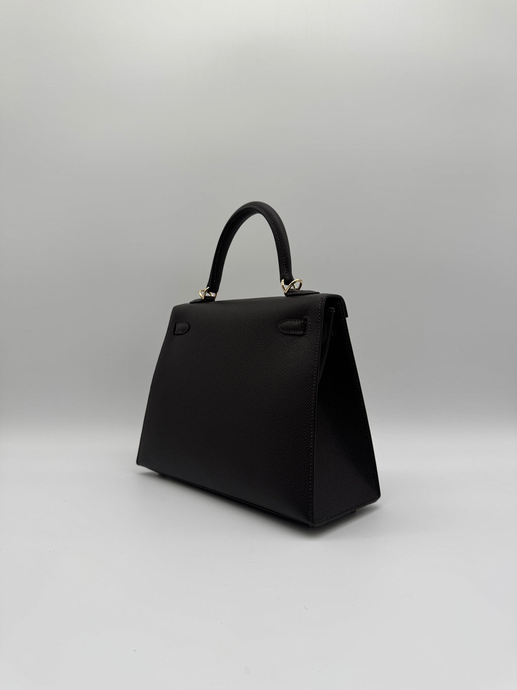 Hermès Kelly 25 Bai Brun Epsom Permabass Hardware