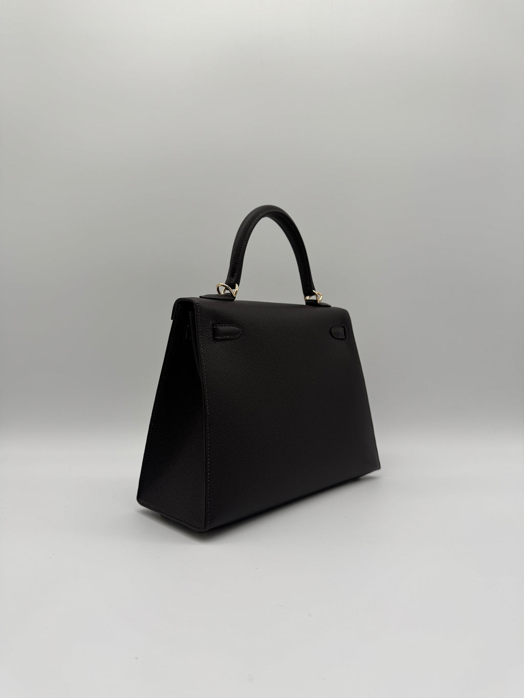 Hermès Kelly 25 Bai Brun Epsom Permabass Hardware