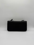 Chanel Maxi Black 32cm Silver-tone Hardweae
