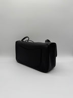 Chanel Maxi Black 32cm Silver-tone Hardweae