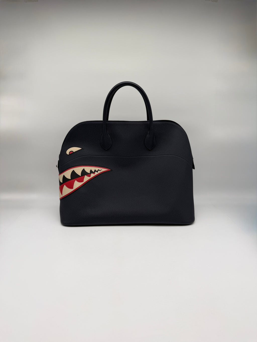 Hermès Bolide 45 Shark Bleu Nuit Togo Palladium Hardware