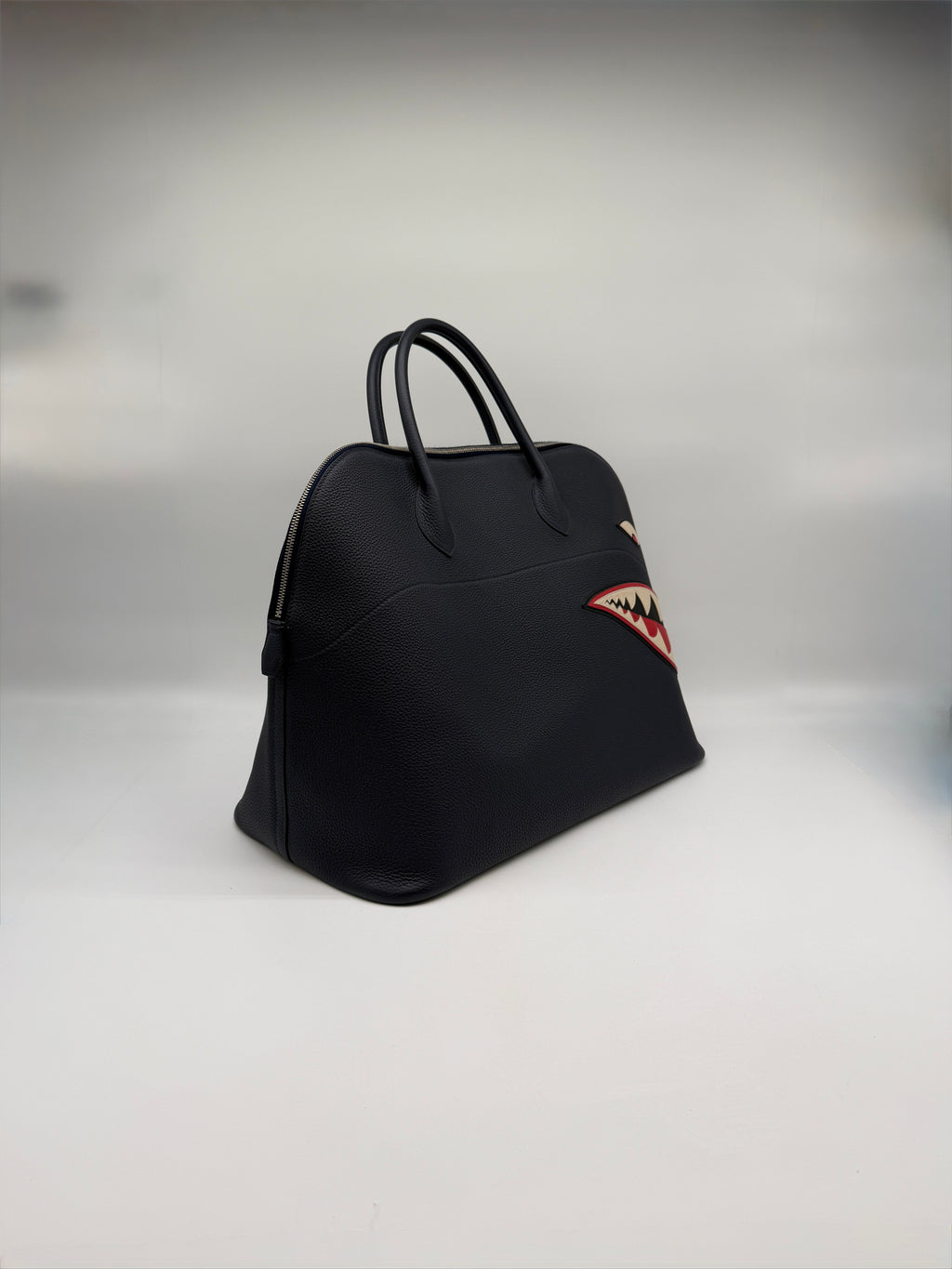 Hermès Bolide 45 Shark Bleu Nuit Togo Palladium Hardware