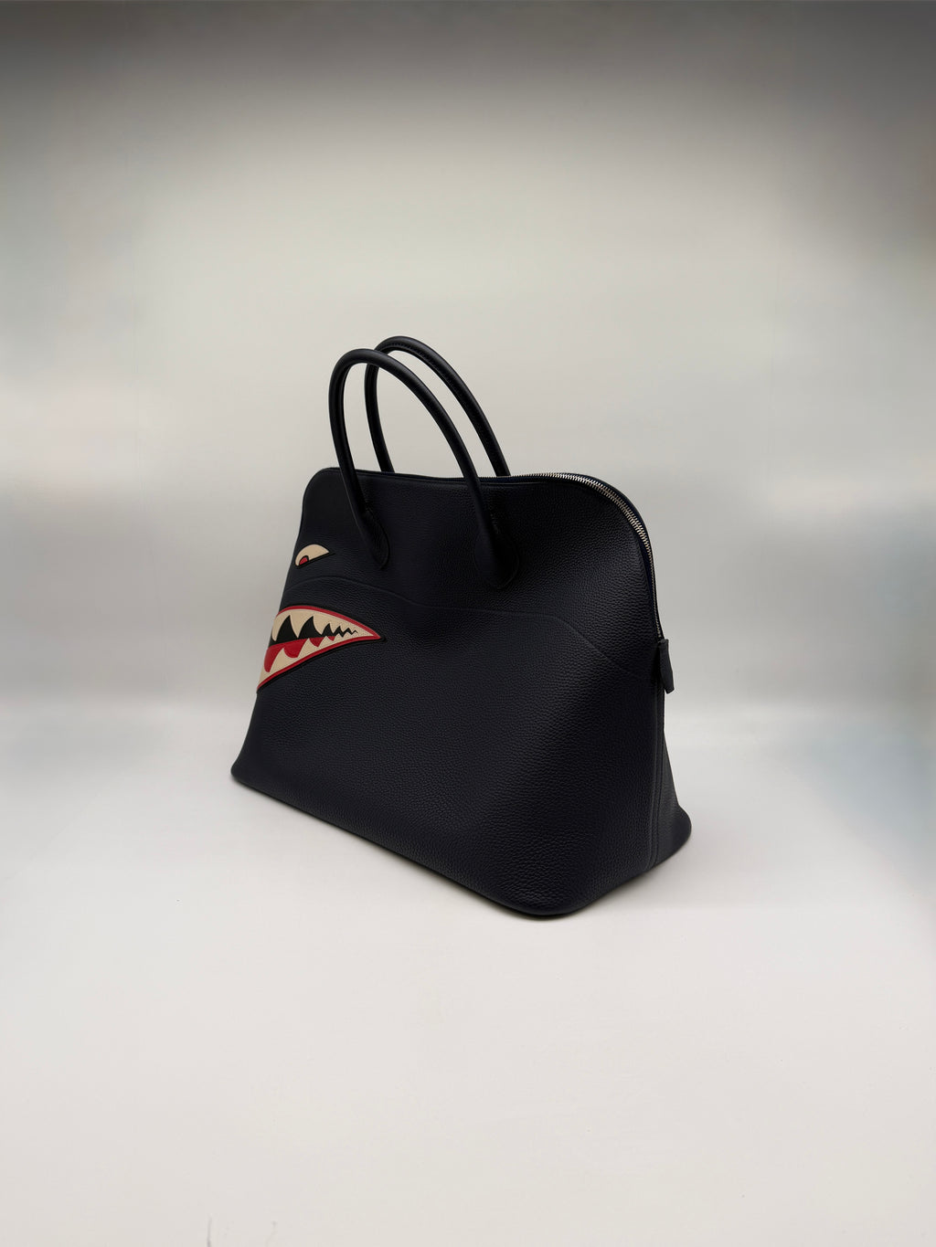 Hermès Bolide 45 Shark Bleu Nuit Togo Palladium Hardware