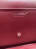 Chanel Maxi Black 32cm Silver-tone Hardweae