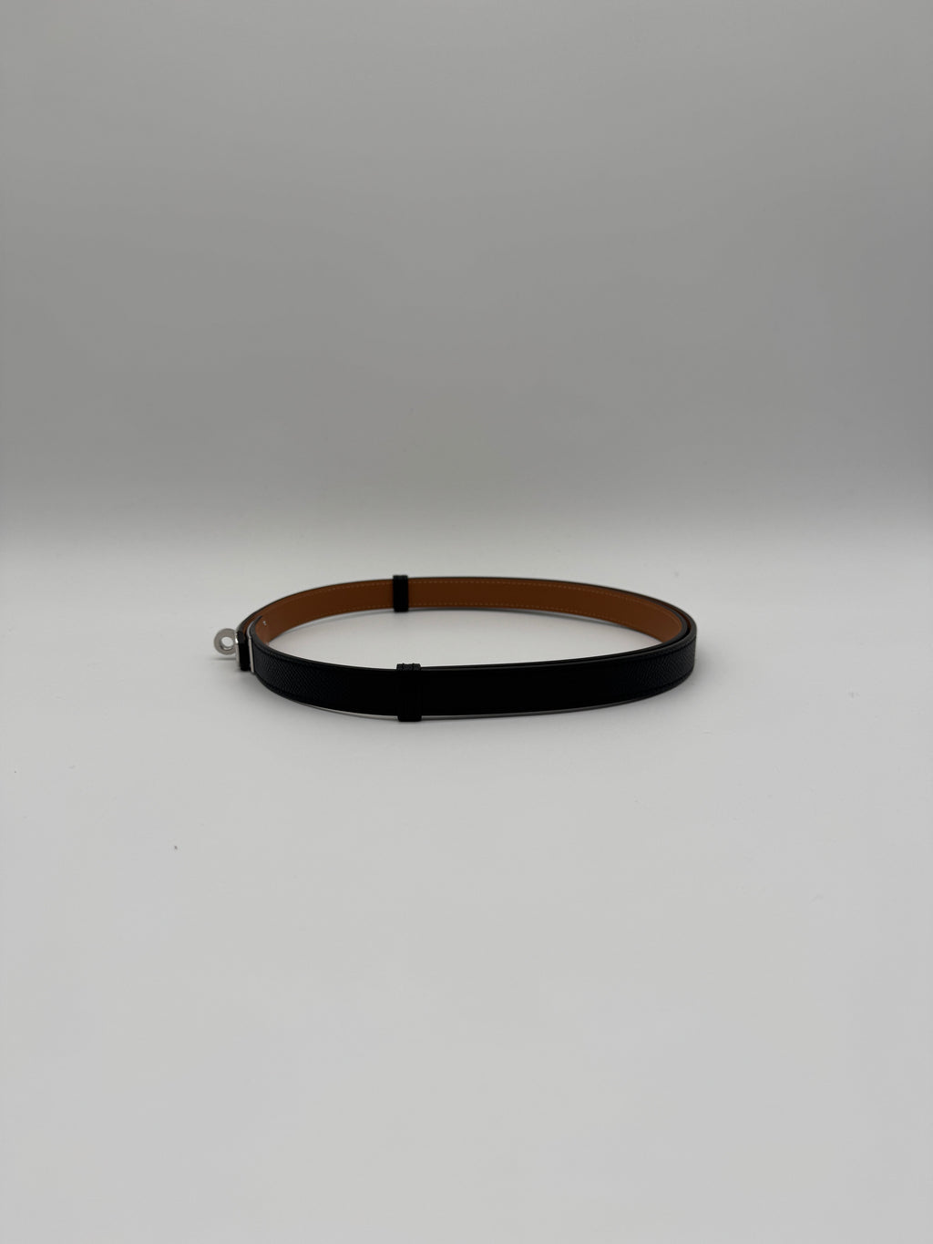 Hermès Kelly 18 Belt Noir Palladium Hardware