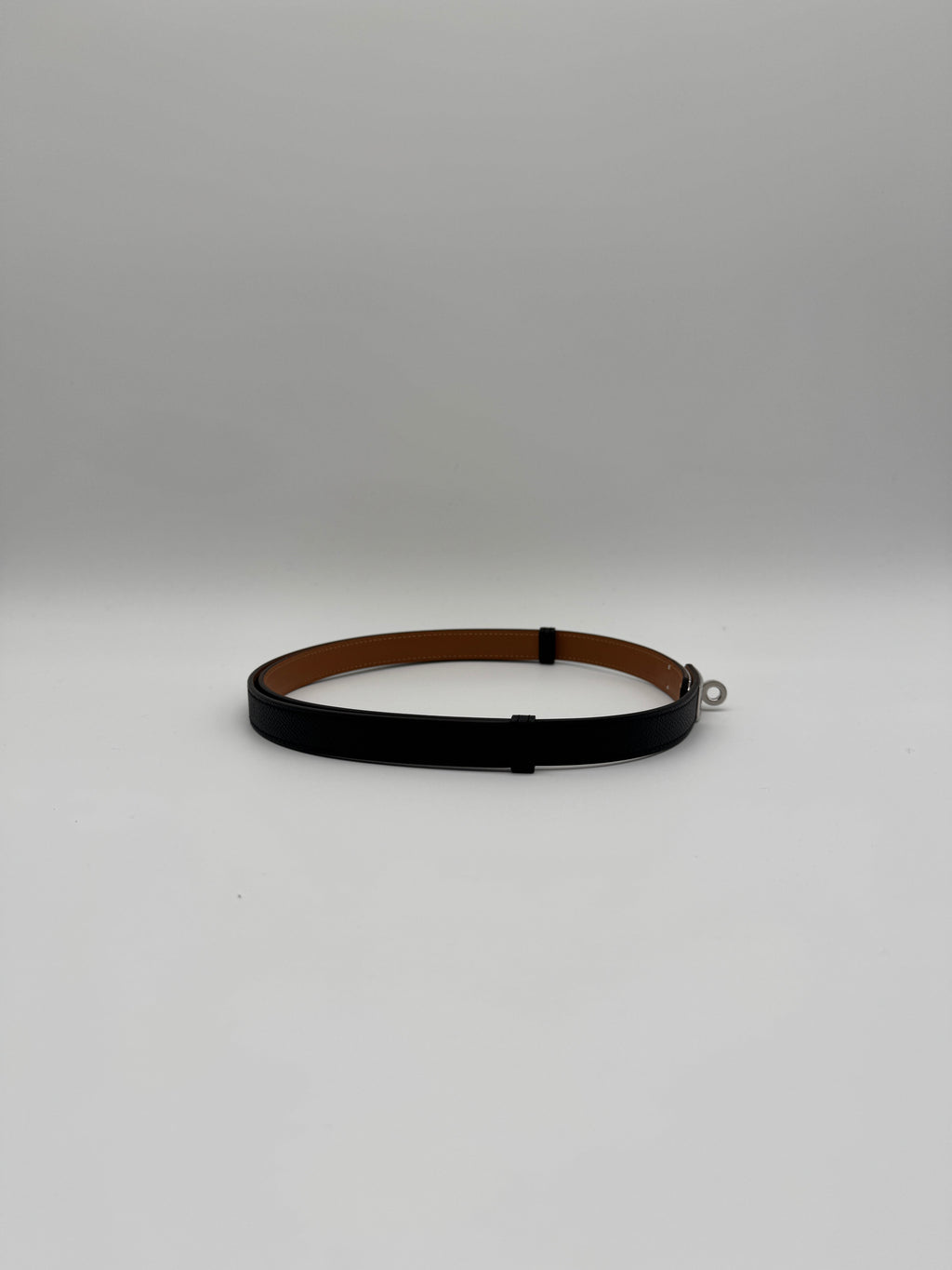 Hermès Kelly 18 Belt Noir Palladium Hardware