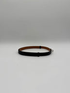 Hermès Kelly 18 Belt Noir Palladium Hardware
