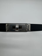 Hermès Kelly 18 Belt Noir Palladium Hardware